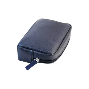 Sweet Pillow House Solid Color PU Zip Closure Toiletry Bags Waterproof