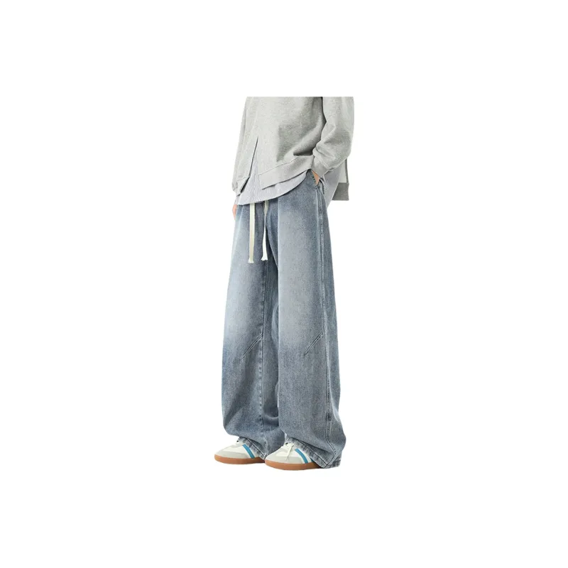 FASTFISH Jeans Unisex Black Gray-14
