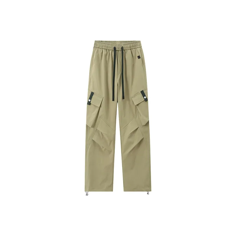VanCamel Cargo Pants Unisex White-3