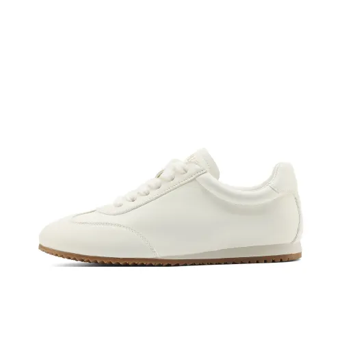 FIVE PLUS Anti Slip Wear Resistant Low Top Casual Shoes Women's Ecru