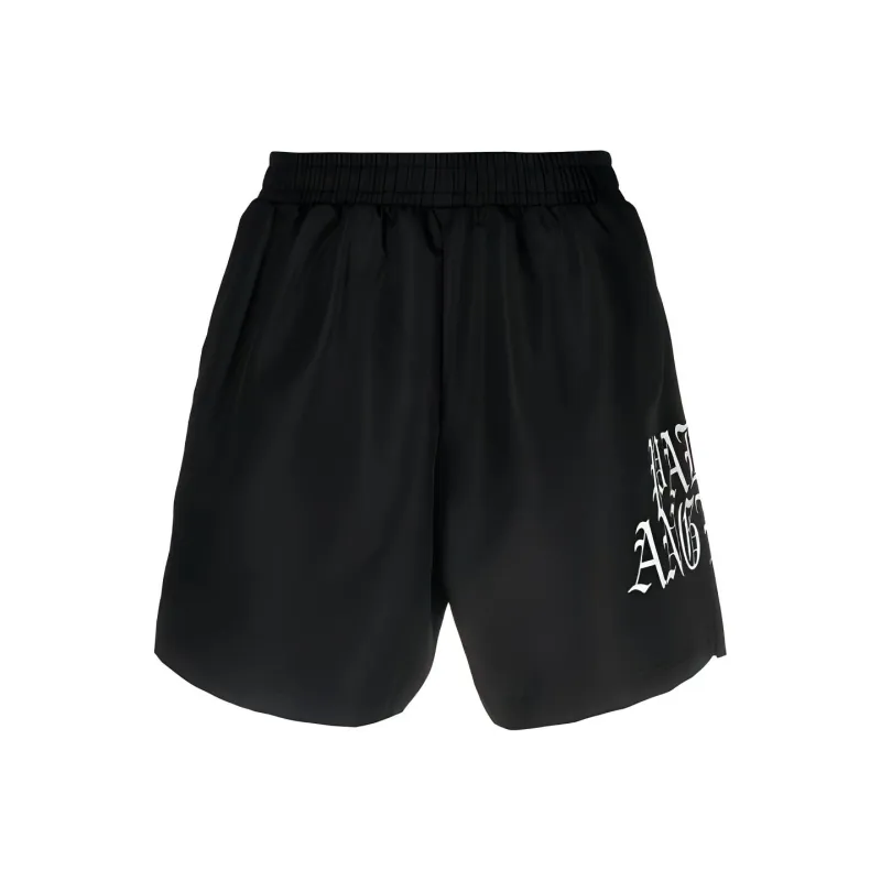 PALM ANGELS Hue Dothic Logo Shorts-0