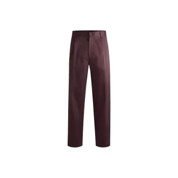 HUGO BOSS x Porsche FW24 Casual Pants Men's Natural Red