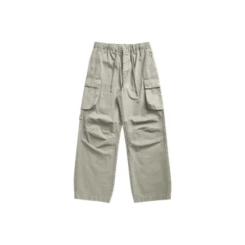 WHELVE Casual Pants Unisex Khaki