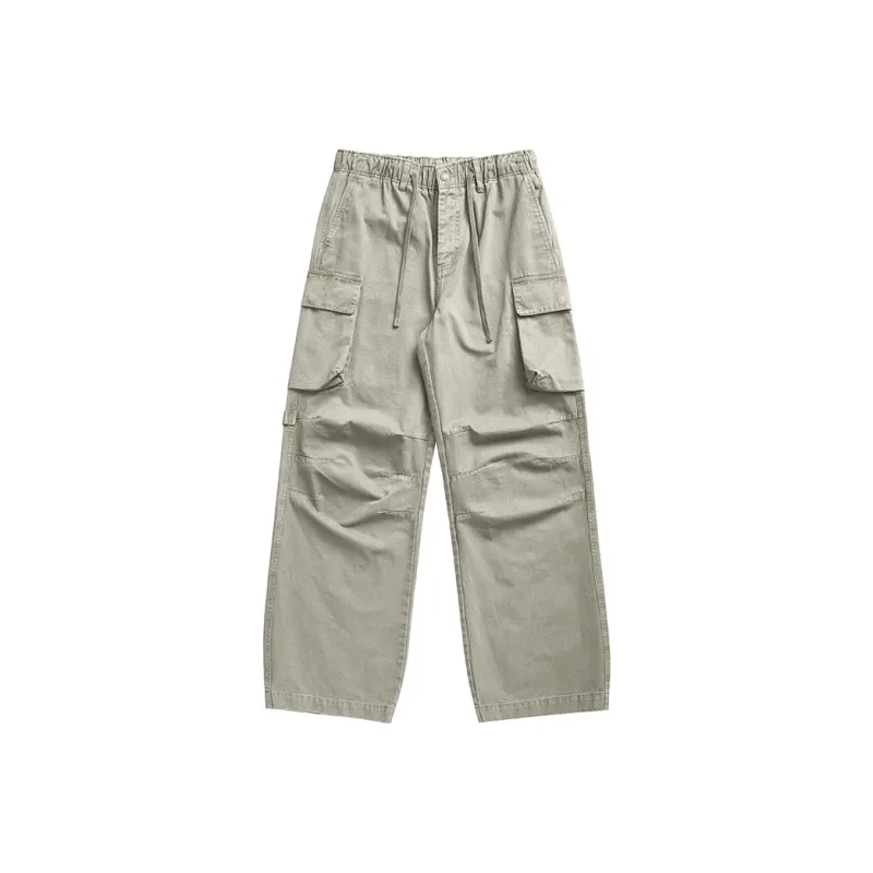 WHELVE Casual Pants Unisex Khaki-0