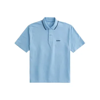 Hollister Polo Shirt Men's Blue