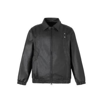 EYEUNDERSTAND Leather Jacket Unisex