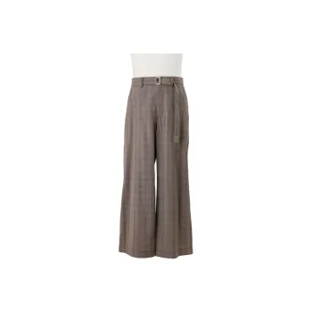 Sacai SS25 Suit Trousers Men Brown