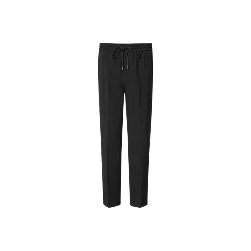 ANDREW MACKENZIE Casual Pants Men Black-0