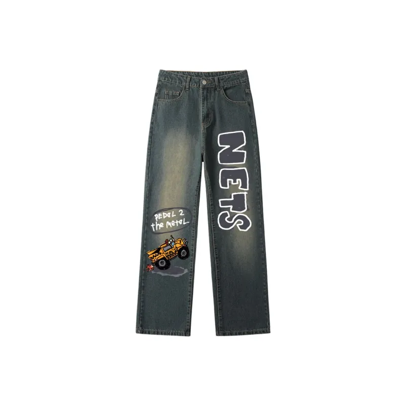 AFTER SCHOOL SPECIAL Jeans Unisex Vintage Blue-0