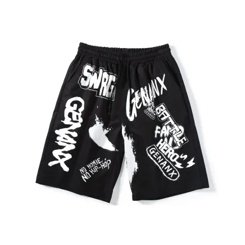 GENANX 남녀공용 캐주얼 반바지
