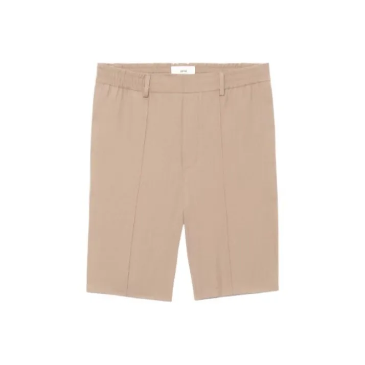 AMIPARIS Pleat Detailed Bermuda Shorts-0