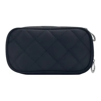Sweet Pillow House Nylon Waterproof Geometric Diamond Pattern Makeup Bags