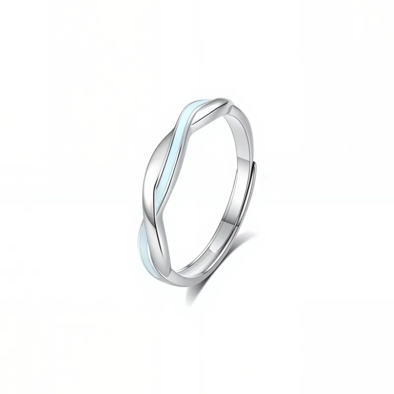 BING STUDIO S999 Fine Silver Rings Unisex-4