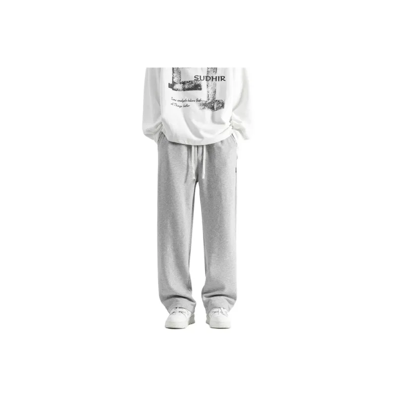 Izex Casual Pants Unisex Light Gray-22