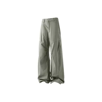 WOLF CODE Casual Pants Unisex Light Green