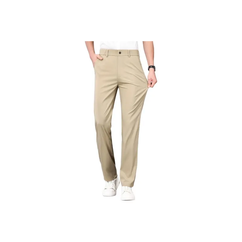 Red bean Suit Trousers Men-4