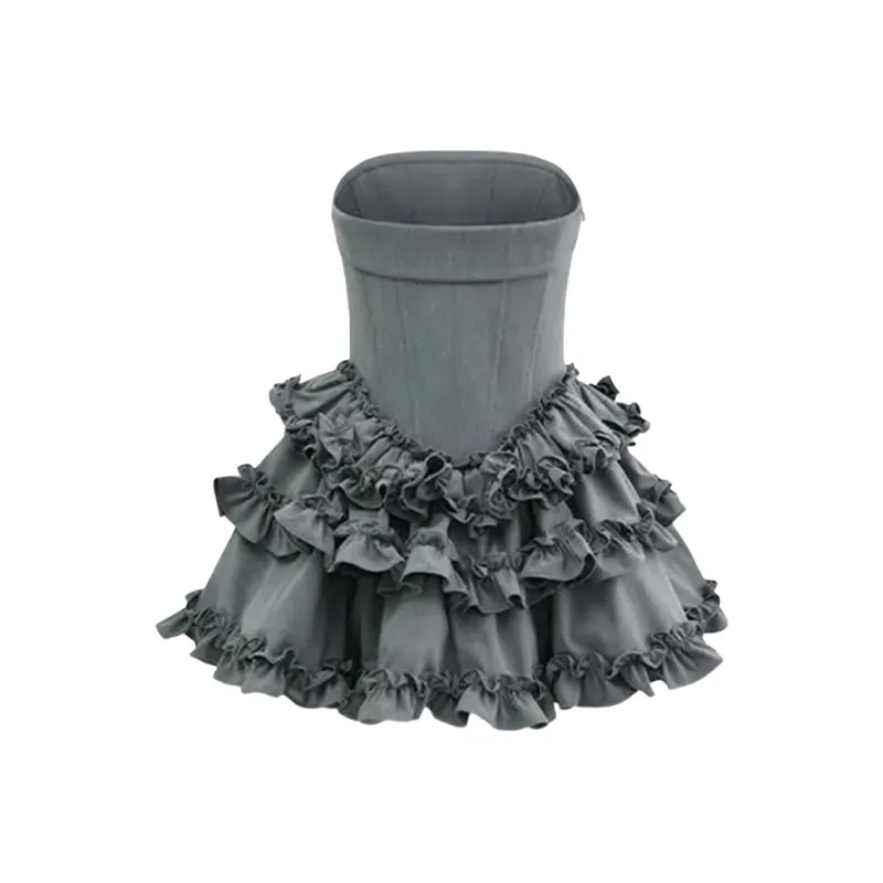 Incolore Sleeveless Dress Women's Gray-1