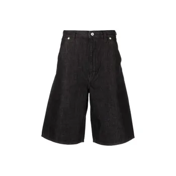 JIL SANDER Wide leg Denim Shorts