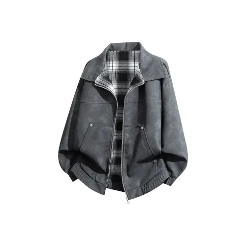 GRAMICA Leather Jacket Unisex Black