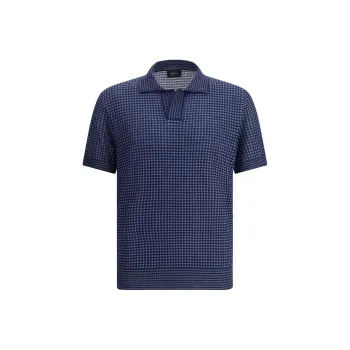 Brioni Knitted Polo Shirt