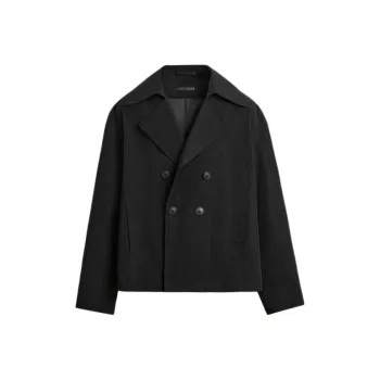 ZARA Trench Coats Men Black