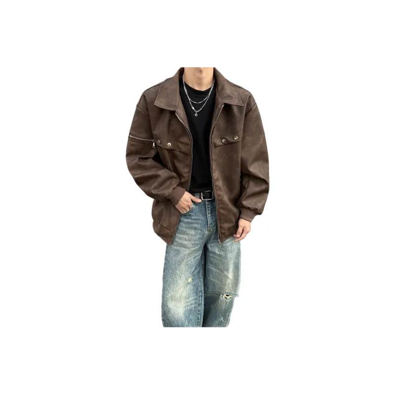 COMOWA Leather Jackets Unisex-3