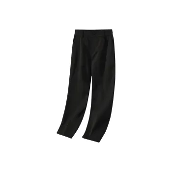 TEN MIRO Casual Pants Unisex Black