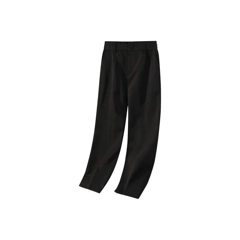 TEN MIRO Casual Pants Unisex Black-0