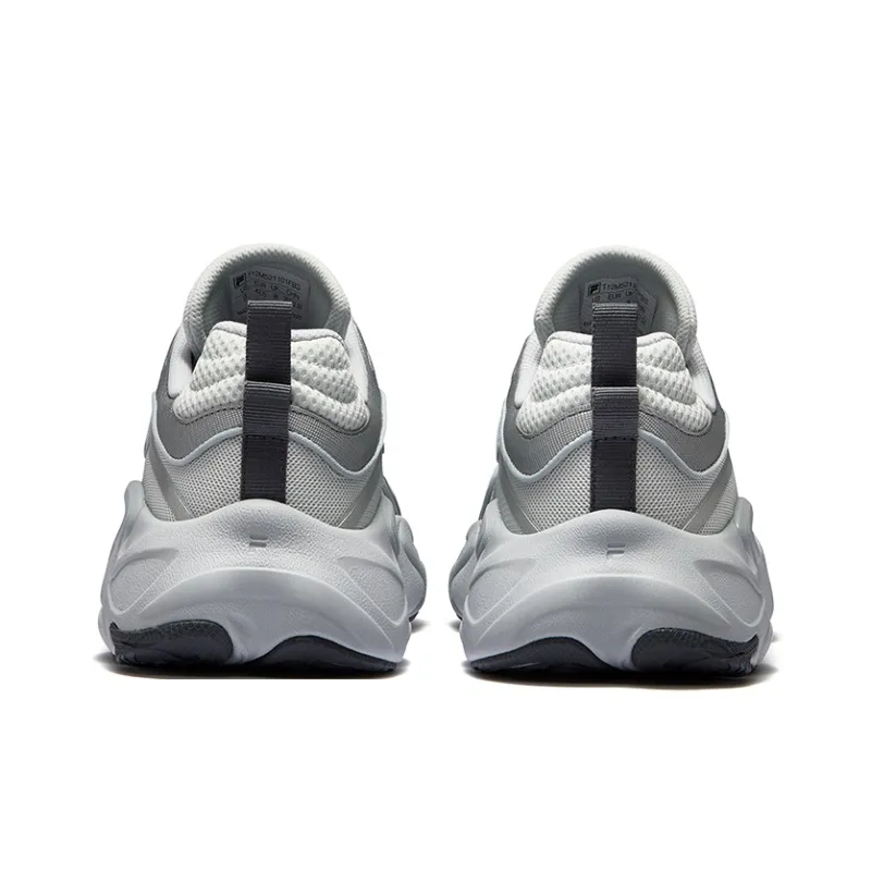 FILA FUSION FORCE DX Breathable Low Top Running Shoes Men's Space Silver-3