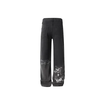 Qnxeey Jeans Unisex