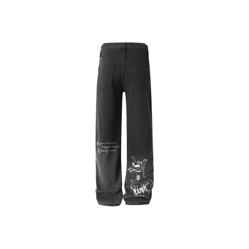 Qnxeey Jeans Unisex-7