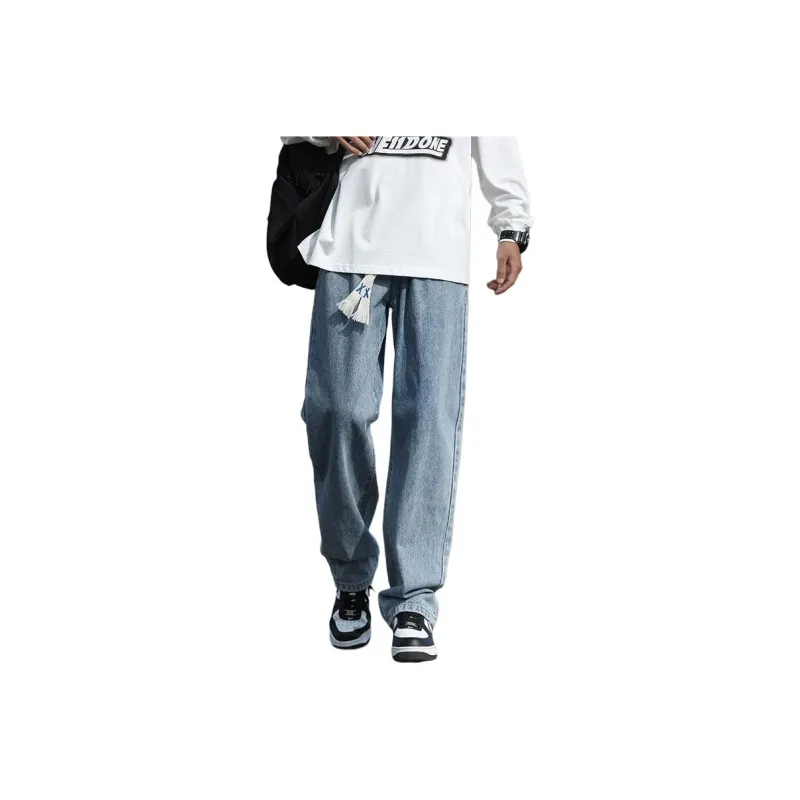 Warrior Huichao Riding The Wind Collection Jeans Unisex-22