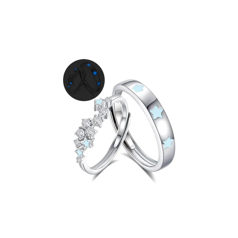 MAGICPOLE S925 Silver With Zircon Rings Unisex Silver-0