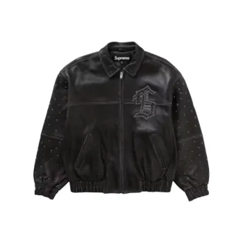 Supreme Gem Studded Leather Jacket