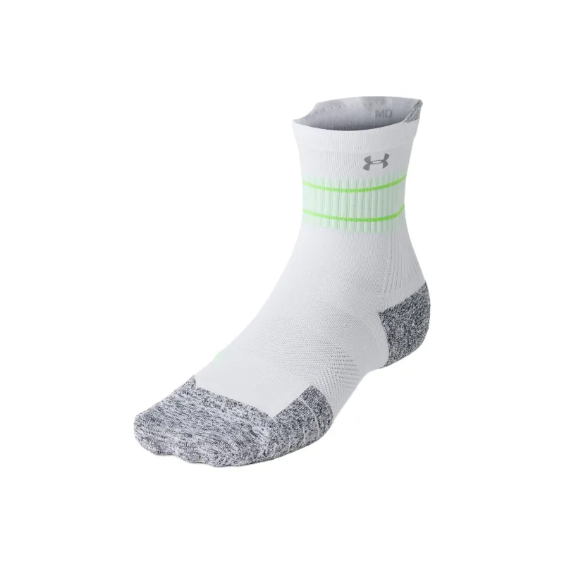 Under Armour ArmorDry Run Cushion Crew Mid Calf Socks Unisex 3 Pack White 102-0