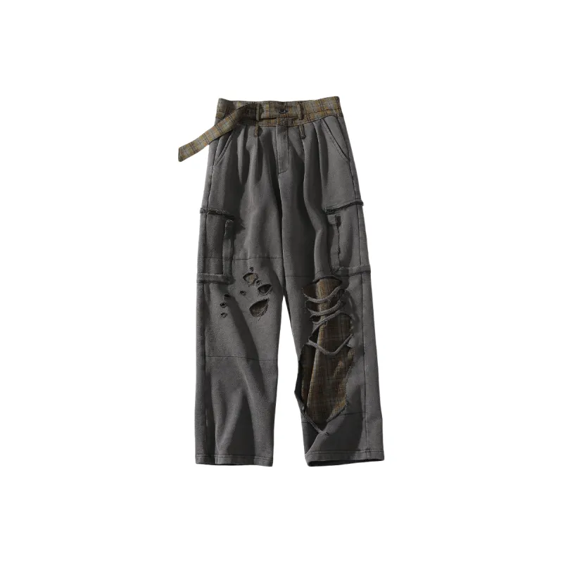 A SQUARE ROOT Casual Pants Unisex-4