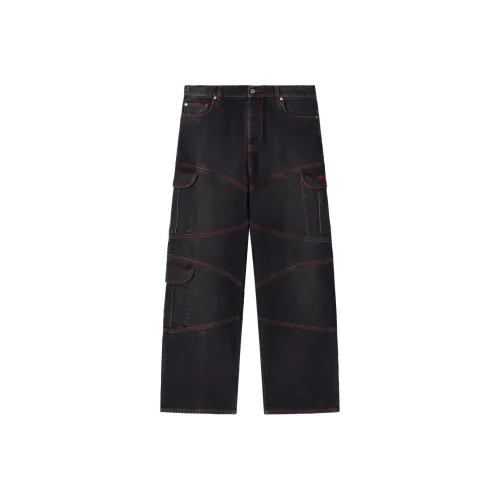 OFF WHITE Script Samurai Straight Jeans 