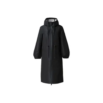 MACKAGE Trench Coat Unisex Black