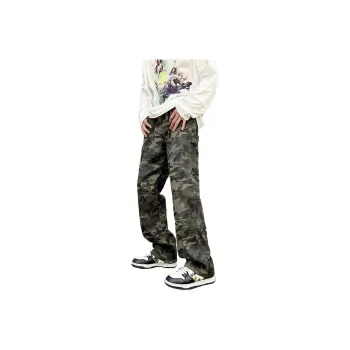 MGXEK Jeans Unisex Army Green