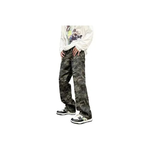 MGXEK Jeans Unisex Army Green