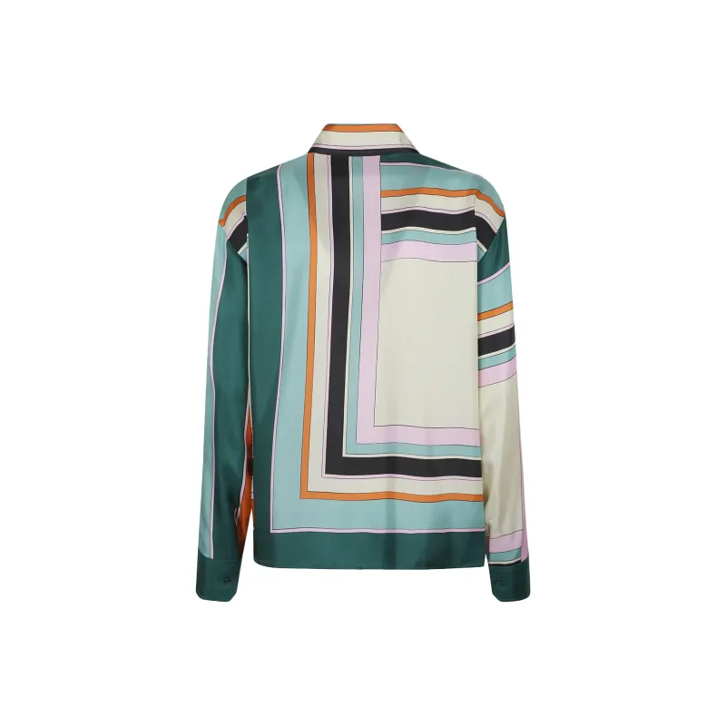 WEEKEND MaxMara Graphic Printed Button Up Shirt-1