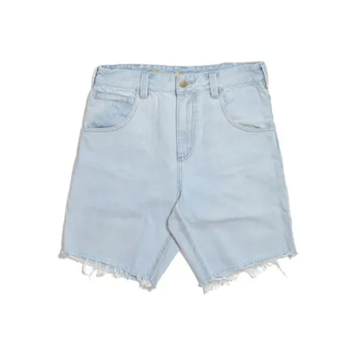 Drew House Smiley Collection Denim Shorts Unisex Washed Blue