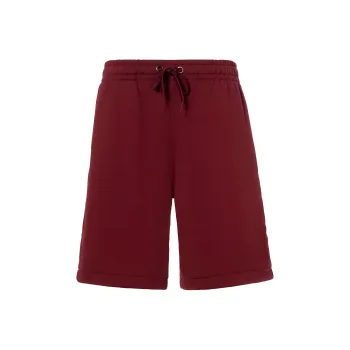 Burberry Casual Shorts Men Maroon