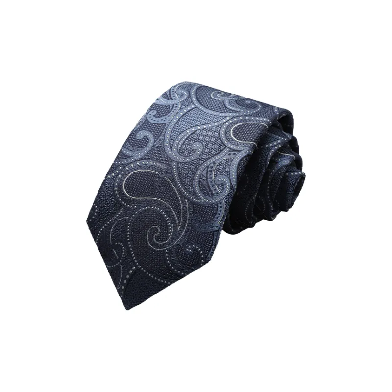 GOLDLION Mulberry Silk Ties Men's Royal Blue-6