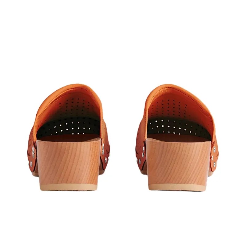 Scholl x Balenciaga Closed Toe Slippers Women's Orange-5