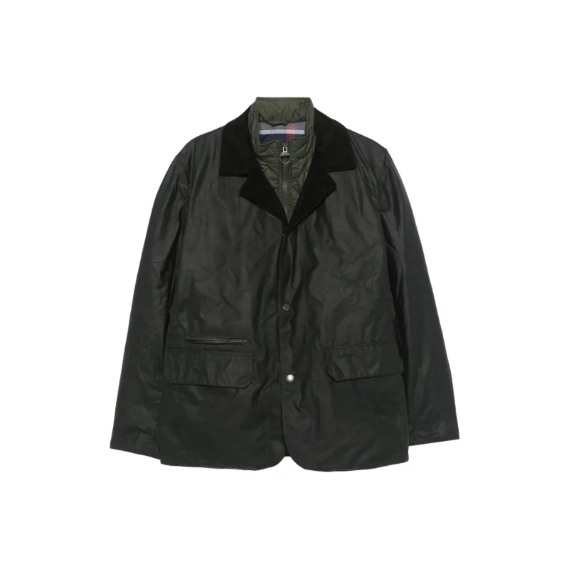 BARBOUR Craster Layered Zip Up Jacket-0