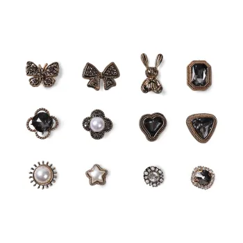 XMISTUO Metal Fittings Fashion Versatile Detachable DIY Shoe Charm Women's