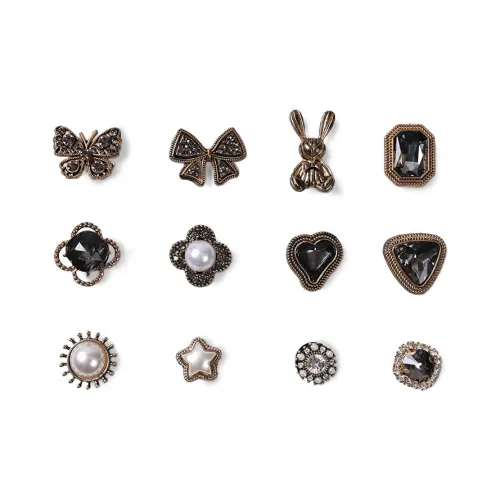 XMISTUO Metal Fittings Fashion Versatile Detachable DIY Shoe Charm Women's