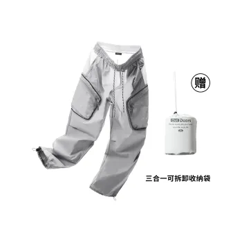 GNOMESHGH Casual Pants Unisex Cloud Gray