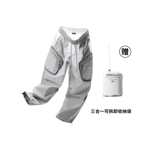 GNOMESHGH Casual Pants Unisex Cloud Gray